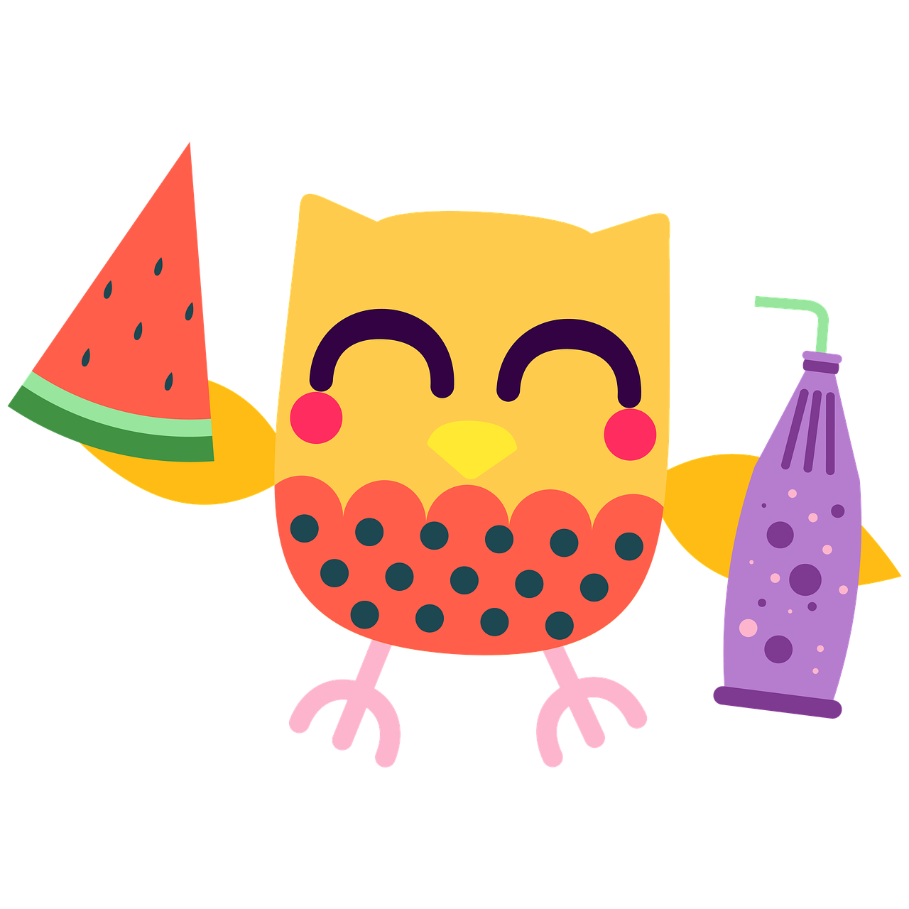bird owl cute owl summer 8857426