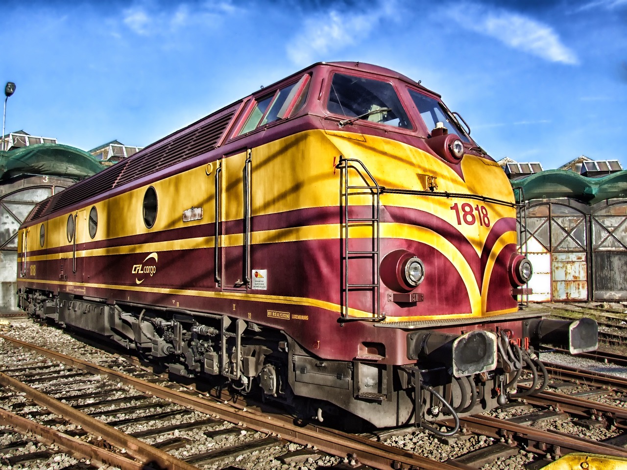 train locomotive railroad railway 143847
