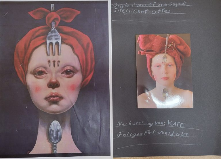 Fotografie und Kunst – Original und Nachstellung, Kl. 4