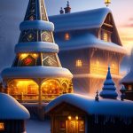 ai generated village magical village 7957867